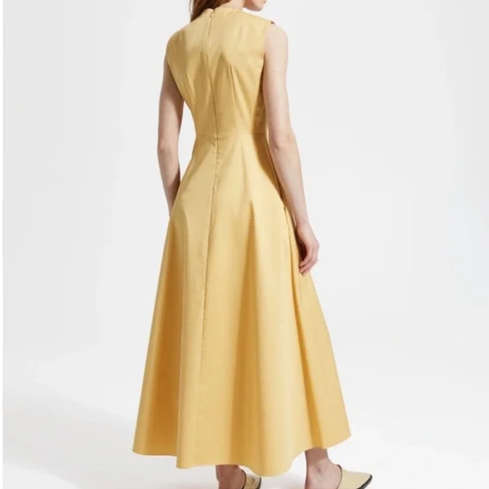 Theory Volume Dart Dress in Classic Chino